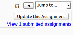 View assignments link