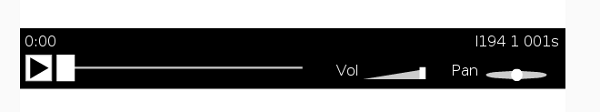 Moodle audio player