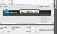 Flash Interface Creating Banner