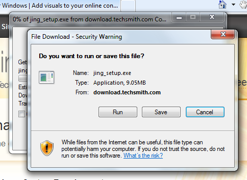 READ: Taking a Screenshot Using Jing