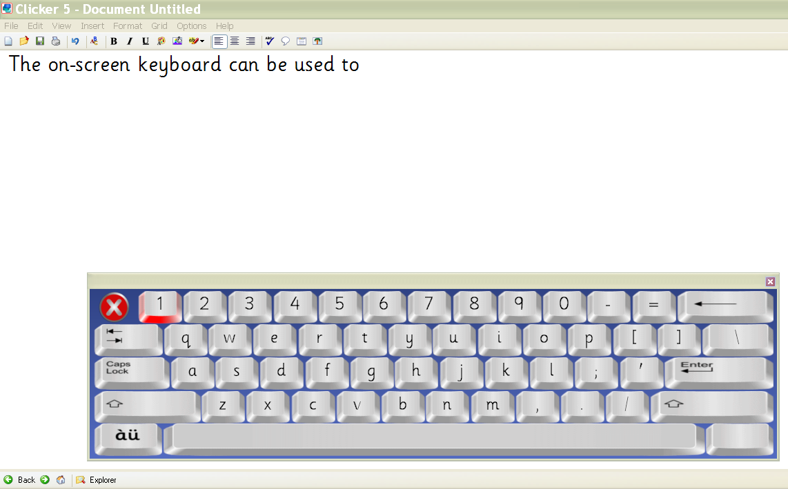 Clicker Onscreen Clicker Onscreen