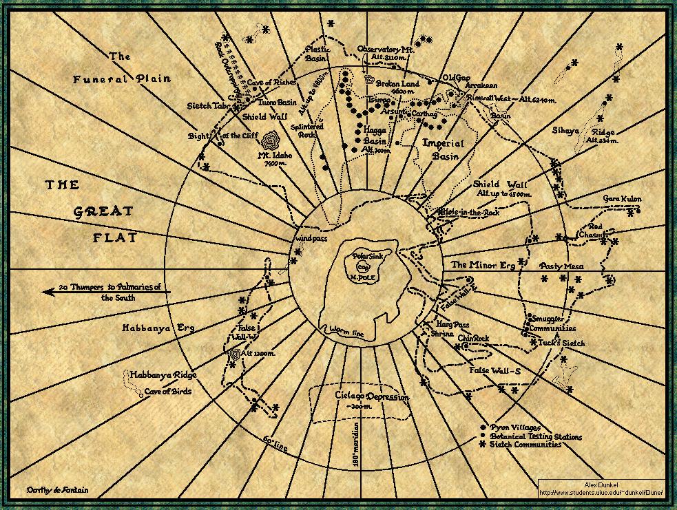 Map of Arrakis