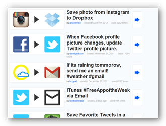 ifttt Screenshot