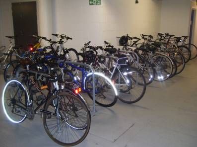 Bikes parked a Roundhouse
