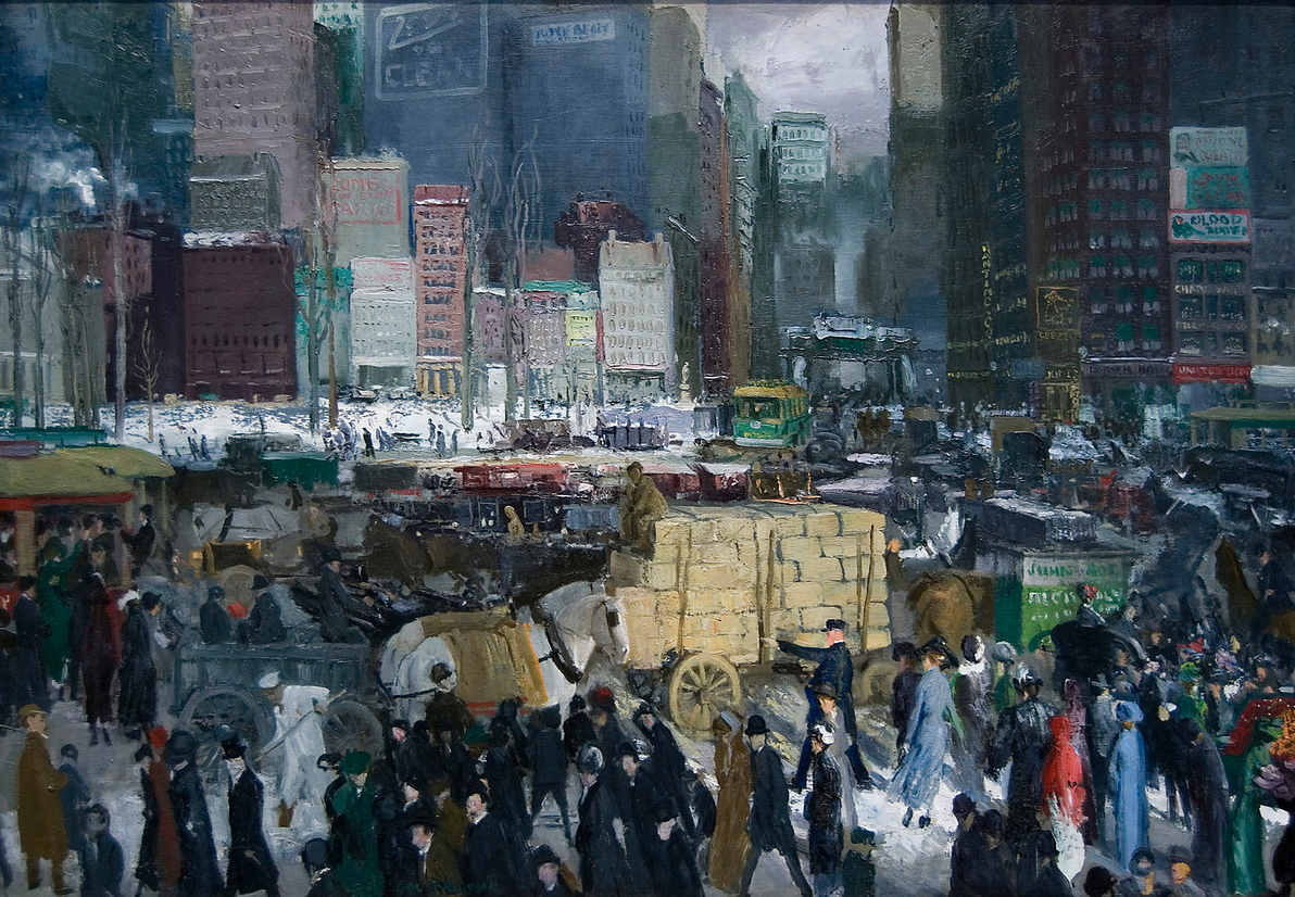 New York - A painting by George Bellows