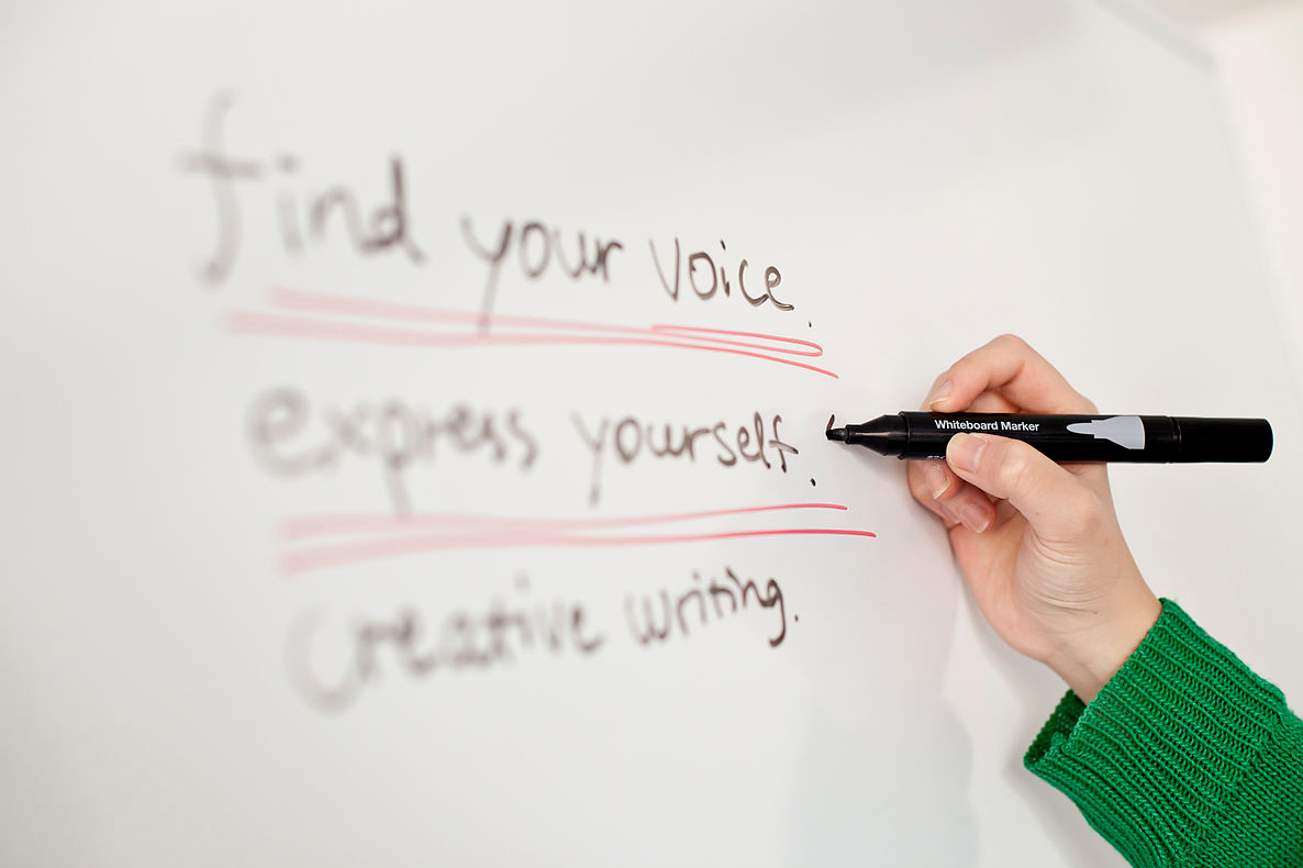 Find your voice, express yourself. Creative Writing pic