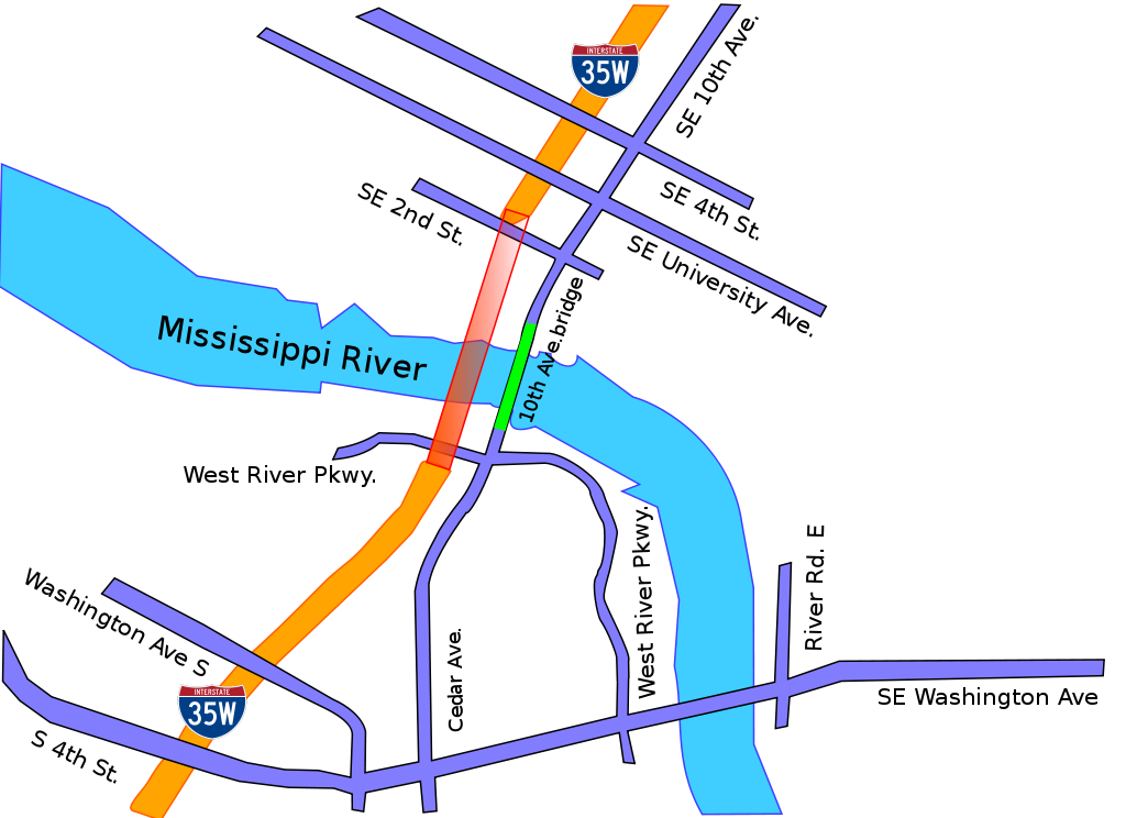 Minneapolis Street Map